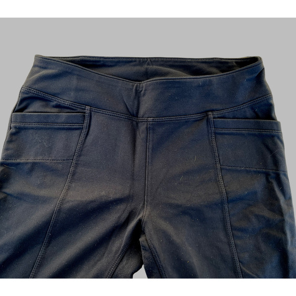 Athleta Metro Leggings Black Pants with Front and Rear Pockets - Small - Picture 9 of 16